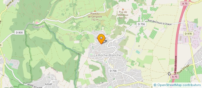 localisation de l'entreprise MADAME JENNIFER DHOOSSCHE  SAINT-GEORGES-SUR-ALLIER