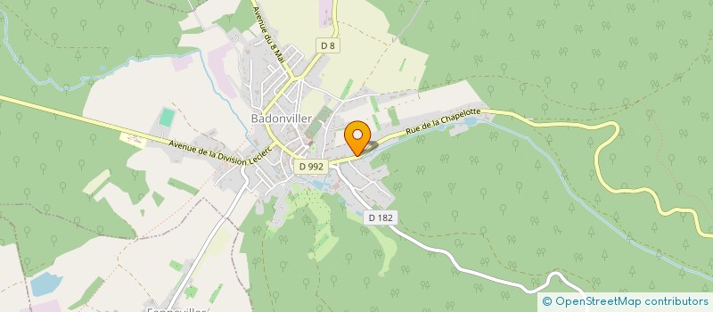 localisation de l'entreprise MADAME JENNIFER DIDELON  BADONVILLER