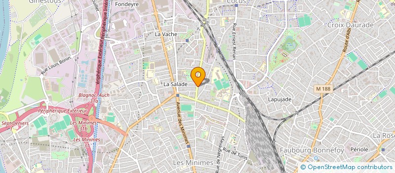 localisation de l'entreprise MADAME JENNIFER DIRAND à TOULOUSE
