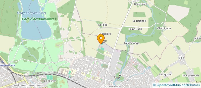 localisation de l'entreprise MADAME JENNIFER DORE  TOURNAN-EN-BRIE