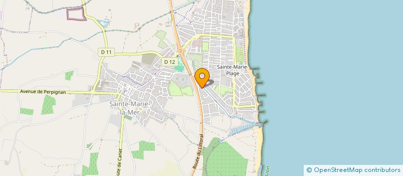 localisation de l'entreprise MADAME JENNIFER DUBOIS  SAINTE-MARIE-LA-MER