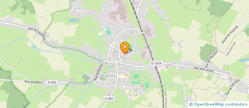 localisation de l'entreprise MADAME JENNIFER DUCHENE  FEIGNIES