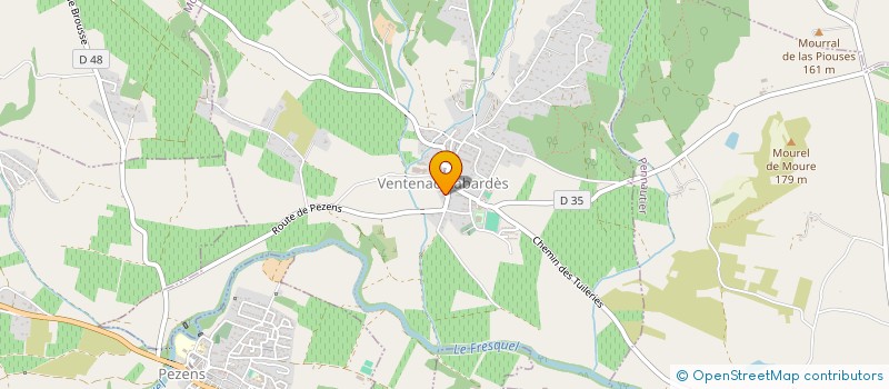 localisation de l'entreprise MADAME JENNIFER DUFFIELD  VENTENAC-CABARDES