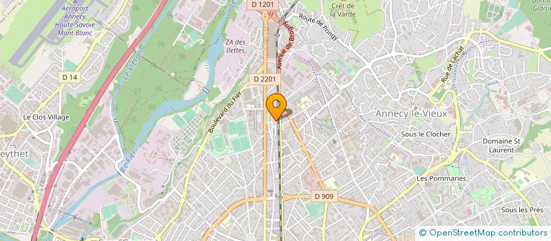 localisation de l'entreprise MADAME JENNIFER DUHAMEL  ANNECY