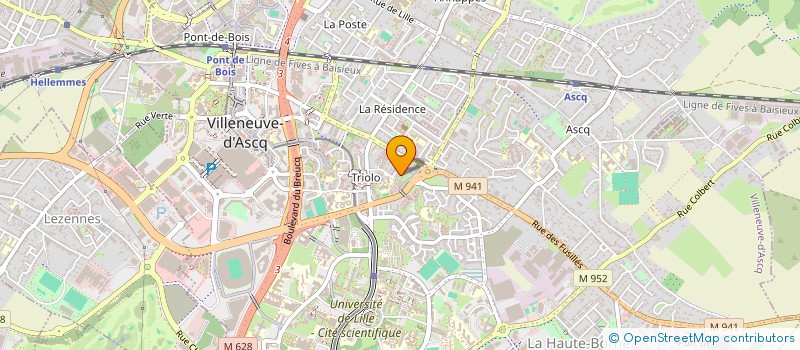 localisation de l'entreprise MADAME JENNIFER DUJARDIN  VILLENEUVE-D'ASCQ