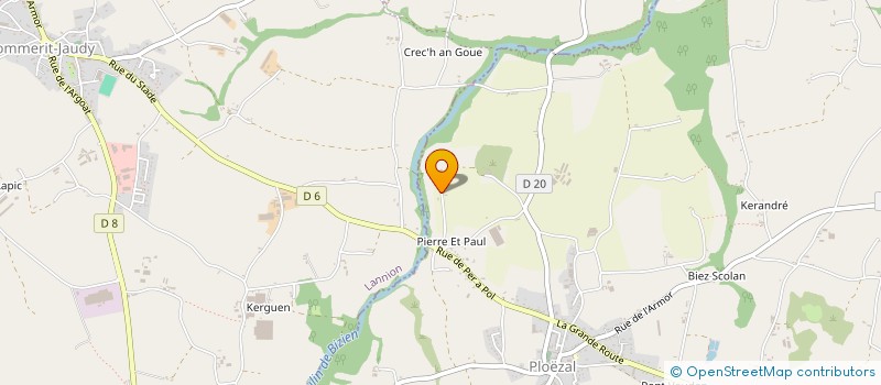 localisation de l'entreprise MADAME JENNIFER DUPUIS  PLOEZAL