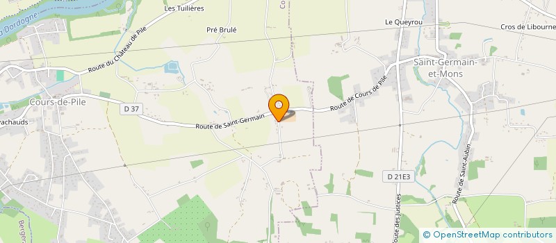 localisation de l'entreprise MADAME JENNIFER DUPUY  COURS-DE-PILE