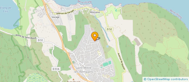localisation de l'entreprise MADAME JENNIFER DURAND  SAINT-MITRE-LES-REMPARTS