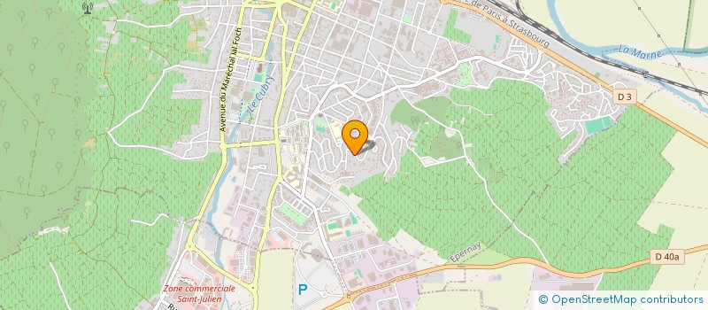 localisation de l'entreprise MADAME JENNIFER DUVAL  EPERNAY