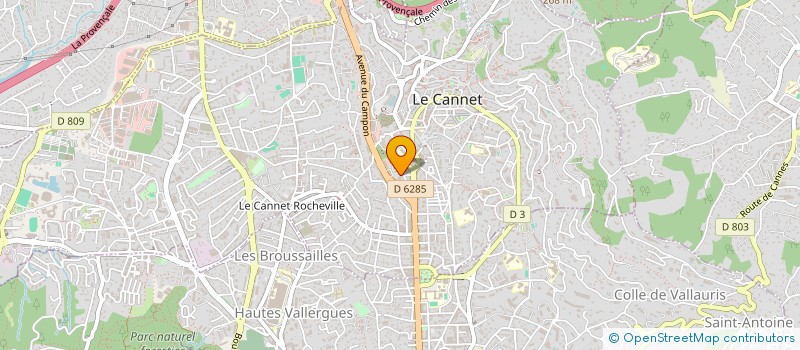 localisation de l'entreprise MADAME JENNIFER ERAYDIN à LE CANNET
