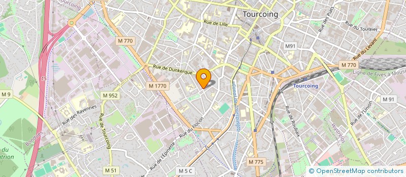 localisation de l'entreprise MADAME JENNIFER ERVEL  TOURCOING