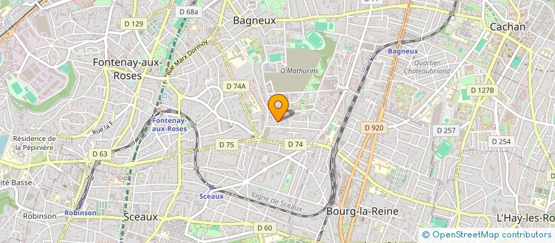 localisation de l'entreprise MADAME JENNIFER EUGENIE à BAGNEUX