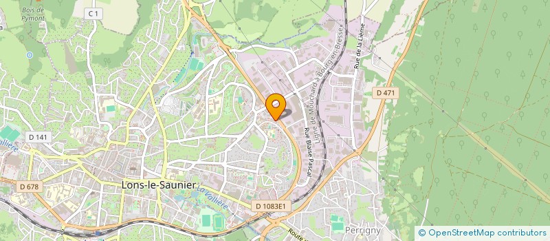 localisation de l'entreprise MADAME JENNIFER FAMELART  LONS-LE-SAUNIER