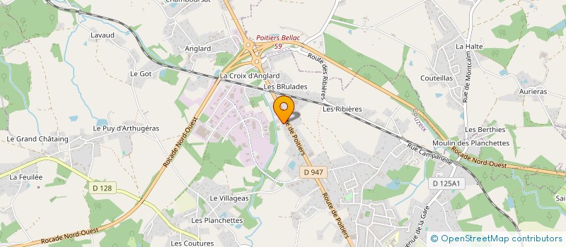 localisation de l'entreprise MADAME JENNIFER FAVEAU à COUZEIX