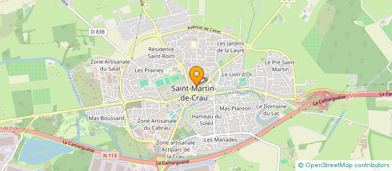localisation de l'entreprise MADAME JENNIFER FEDERICO  SAINT-MARTIN-DE-CRAU