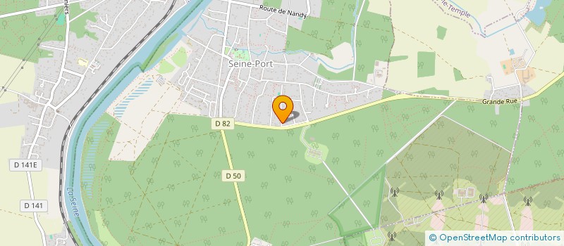 localisation de l'entreprise MADAME JENNIFER FERNANDEZ  SEINE-PORT