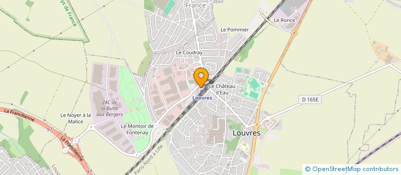 localisation de l'entreprise MADAME JENNIFER FERREIRA à LOUVRES