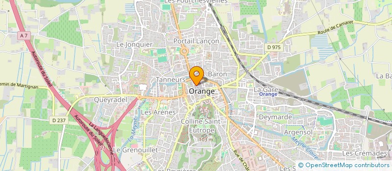 localisation de l'entreprise MADAME JENNIFER FILIPPINI à ORANGE