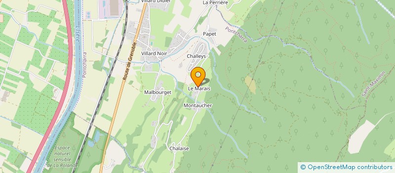 localisation de l'entreprise MADAME JENNIFER FILLGRAFF  PONTCHARRA