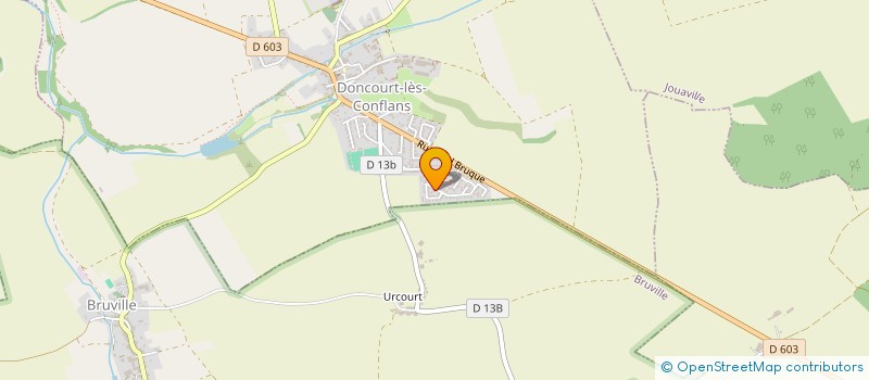 localisation de l'entreprise MADAME JENNIFER FOGLIAZZA  ABBEVILLE-LES-CONFLANS