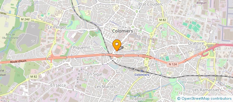 localisation de l'entreprise MADAME JENNIFER FONT à COLOMIERS