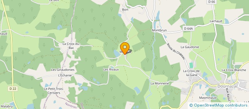 localisation de l'entreprise MADAME JENNIFER FORTEY  DOURNAZAC