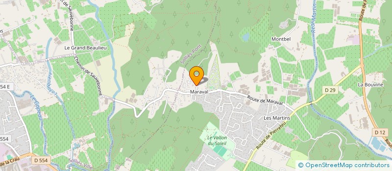 localisation de l'entreprise MADAME JENNIFER FOSSET  SOLLIES-PONT