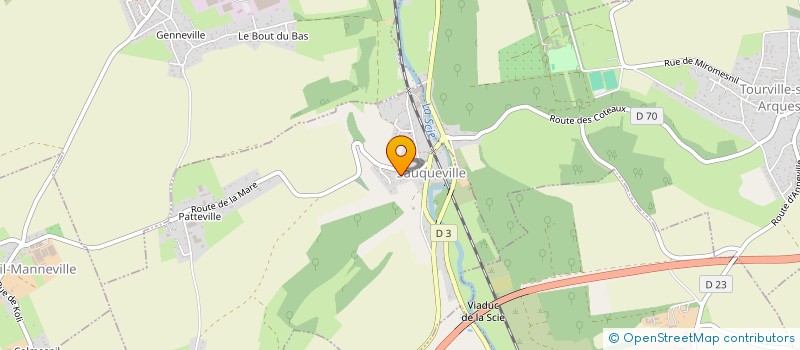 localisation de l'entreprise MADAME JENNIFER FOUCART  SAUQUEVILLE