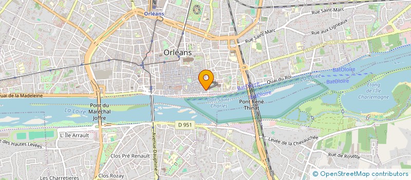 localisation de l'entreprise MADAME JENNIFER FRANSOIS  ORLEANS