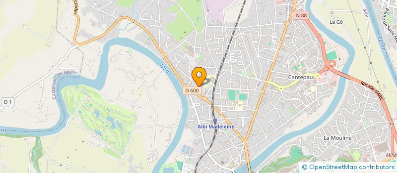 localisation de l'entreprise MADAME JENNIFER GABARROT à ALBI