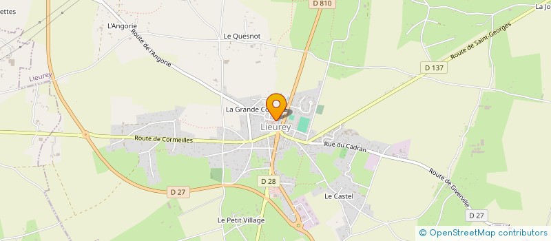 localisation de l'entreprise MADAME JENNIFER GARNIER  LIEUREY