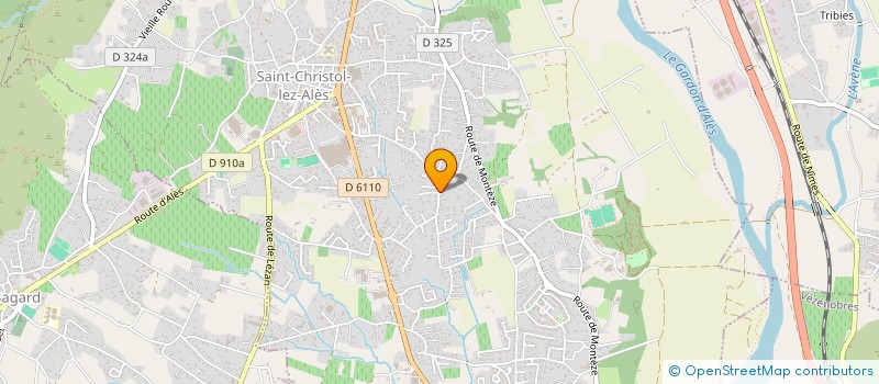 localisation de l'entreprise MADAME JENNIFER GASNIER  SAINT-CHRISTOL-LEZ-ALES