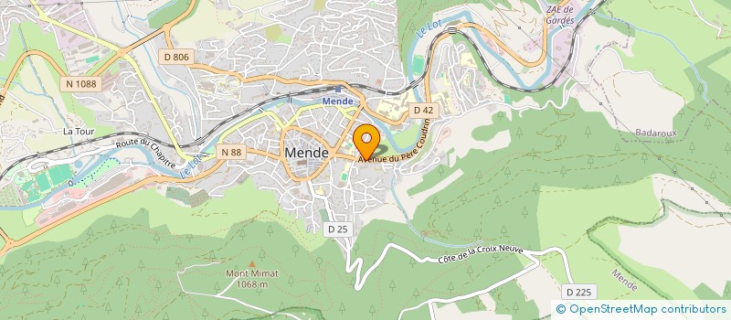 localisation de l'entreprise MADAME JENNIFER GATELLIER  ADISSAN