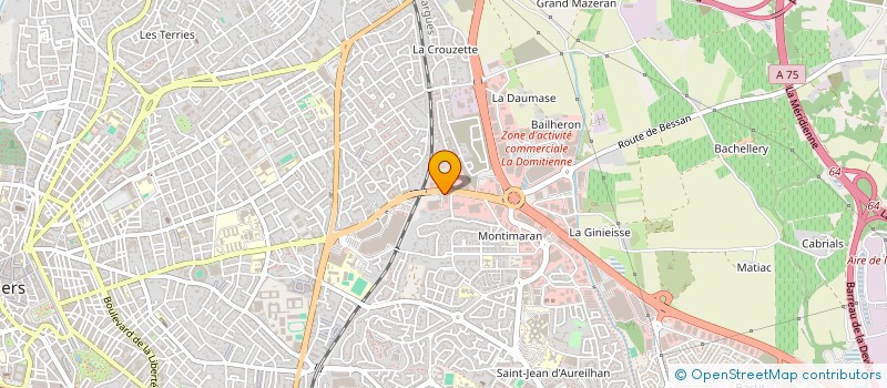 localisation de l'entreprise MADAME JENNIFER GAZQUEZ  BEZIERS