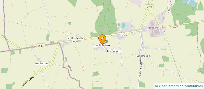 localisation de l'entreprise MADAME JENNIFER GEHIER à JOUY