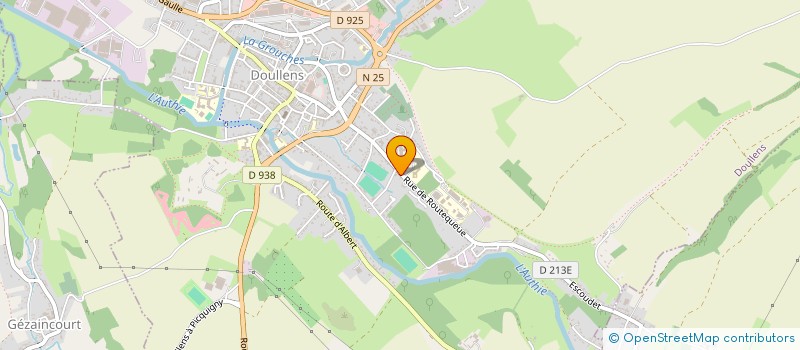 localisation de l'entreprise MADAME JENNIFER GELLE  DOULLENS