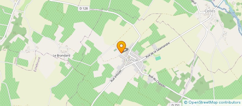 localisation de l'entreprise MADAME JENNIFER GENEAU  LONZAC