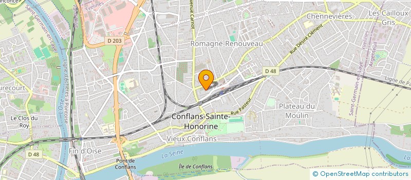 localisation de l'entreprise MADAME JENNIFER GENNARDI  CONFLANS-SAINTE-HONORINE
