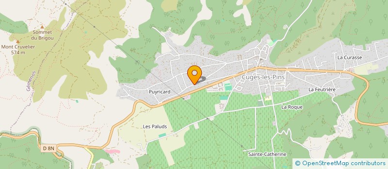localisation de l'entreprise MADAME JENNIFER GEORGES à CUGES-LES-PINS