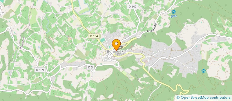 localisation de l'entreprise MADAME JENNIFER GIL  BONNIEUX