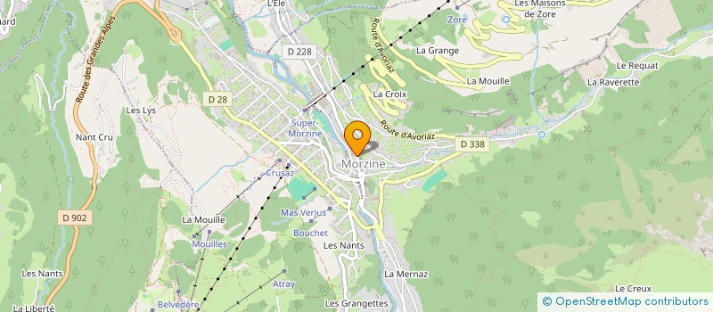 localisation de l'entreprise MADAME JENNIFER GILBERT à MORZINE