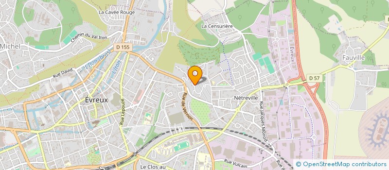 localisation de l'entreprise MADAME JENNIFER GILLIOZ à EVREUX