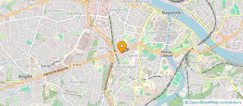 localisation de l'entreprise MADAME JENNIFER GIRAUD  BAYONNE