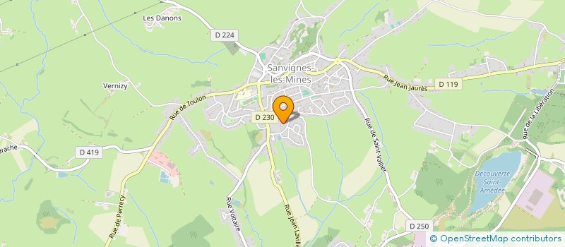 localisation de l'entreprise MADAME JENNIFER GIROUX à SANVIGNES-LES-MINES