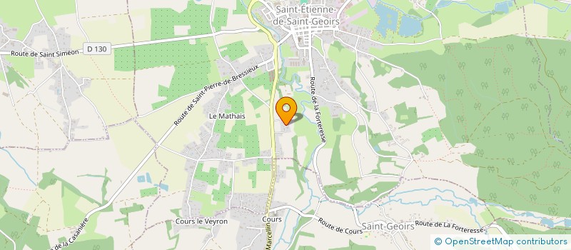 localisation de l'entreprise MADAME JENNIFER GIUNTA  SAINT-ETIENNE-DE-SAINT-GEOIRS