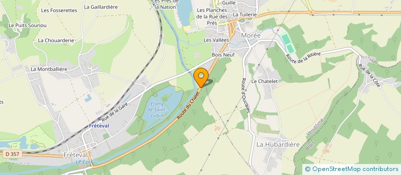 localisation de l'entreprise MADAME JENNIFER GODEFROY  FRETEVAL