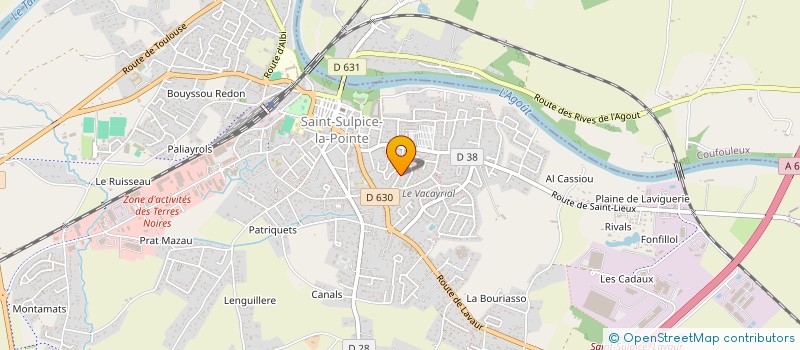 localisation de l'entreprise MADAME JENNIFER GODREAU  SAINT-SULPICE-LA-POINTE