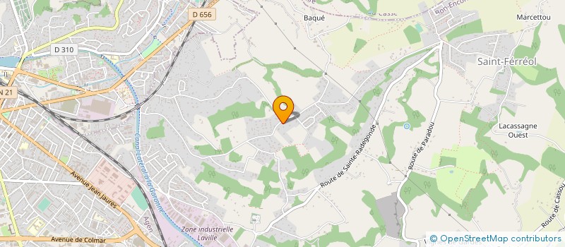 localisation de l'entreprise MADAME JENNIFER GOROSTIDI  BON-ENCONTRE