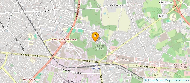 localisation de l'entreprise MADAME JENNIFER GOURDEAU  SAINT-SEBASTIEN-SUR-LOIRE