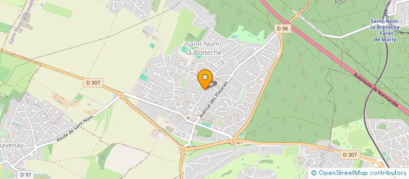 localisation de l'entreprise MADAME JENNIFER GRAFFEUIL  SAINT-NOM-LA-BRETECHE